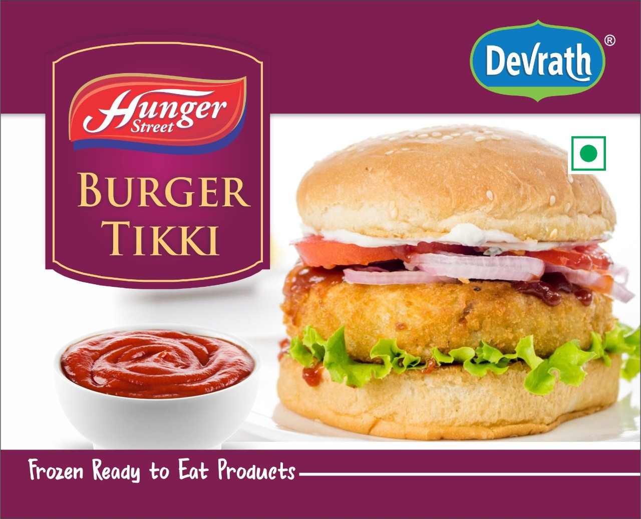 DEVRATH FROZEN Burger Tikki