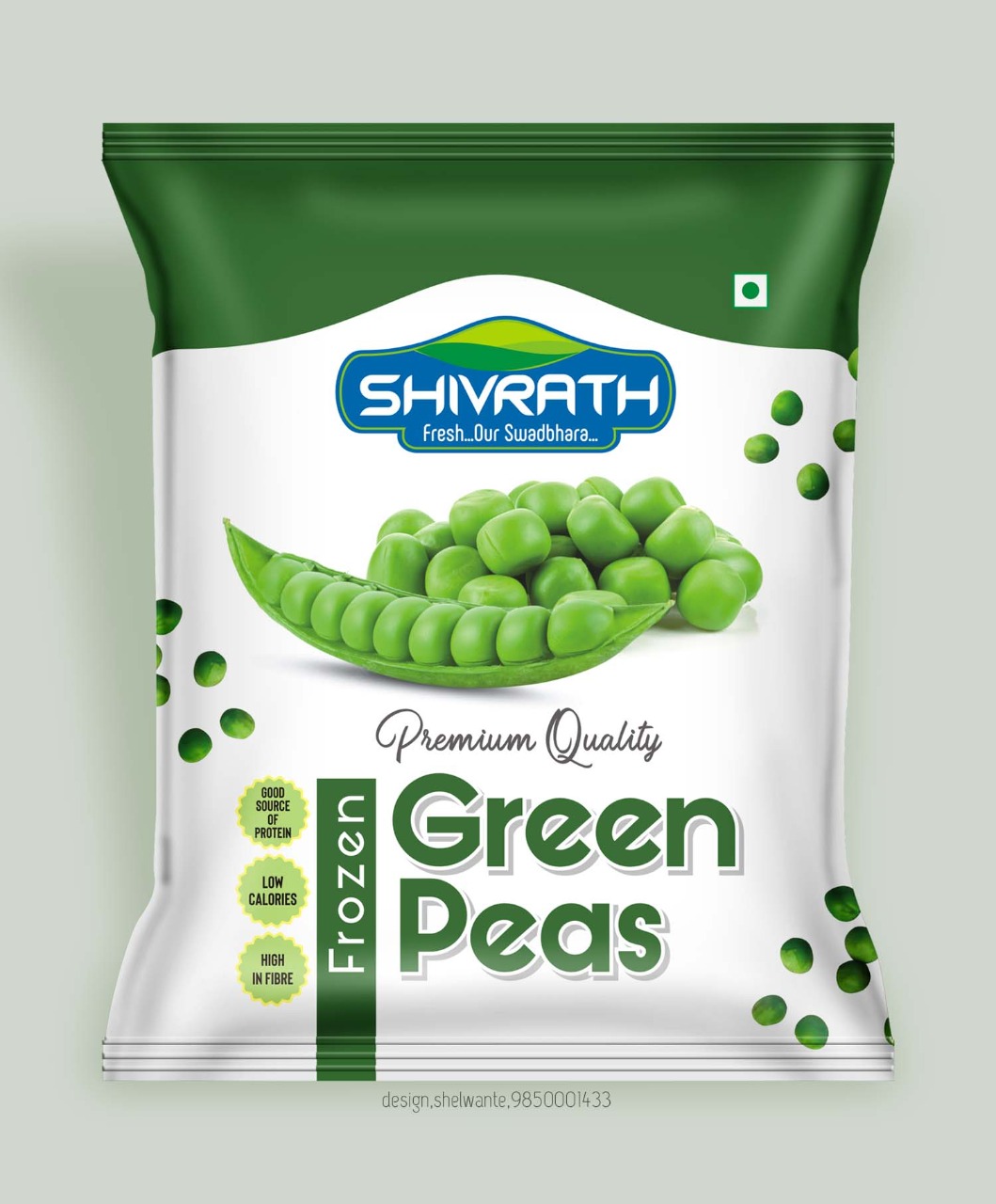 SHIVRATH FROZEN GREEN PEAS 1 KG